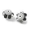 Sparkling Acrylic Rhinestone Beads CLAY-NH0003-01S-02-2