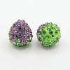 Clay Polymer Rhinestone Beads RB-A051-E05-1