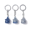 Natural Blue Aventurine Keychains KEYC-P011-04P-02-1