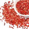 Opaque & Transparent Inside Colours Glass Seed Beads SEED-YW0002-17B-1