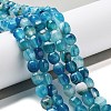 Natural Banded Agate Beads Strands G-G172-02C-2