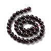 Natural Garnet Round Beads Strands LS-G-A025-02-3