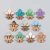 Resin & Walnut Wood Pendants RESI-S389-051B-1