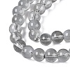 Transparent Glass Imitation Cat Eye Beads Strands GLAA-Q110-01B-02-3