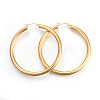 201 Stainless Steel Big Hoop Earrings LS-EJEW-A052-19D-G-1