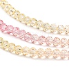 Transparent Painted Glass Beads Strands DGLA-A034-T3mm-A09-4