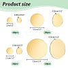100Pcs 4 Styles Adhesive Acrylic Cabochons Sheets DIY-PH0022-93C-3