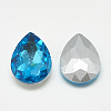 Pointed Back Glass Rhinestone Cabochons RGLA-T081-18x25mm-12-2