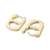 Brass Hoop Earrings EJEW-B035-24KCG-2