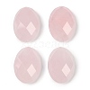 Natural Rose Quartz Cabochons G-G760-A13-1