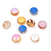 Beadthoven 40Pcs 4 Colors Electroplate Glass Beads EGLA-BT0001-01-2