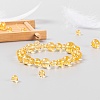 186Pcs 4 Sizes Natural Citrine Beads Strands G-LS0001-08-6