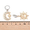 Brass with Crystal Rhinestone Earrings & Necklaces WG06C1A-09-3