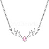 Deer Urn Ashes Pendant Necklace PW-WG78BFC-10-1