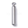 Non-Tarnish Openable 304 Stainless Steel Urn Ashes Pendants STAS-D097-14P-1