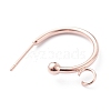 304 Stainless Steel Half Hoop Earrings STAS-Z028-B01-RG-3