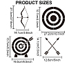 MAYJOYDIY US 1 Set Archery PET Hollow Out Drawing Painting Stencils DIY-MA0004-37B-2