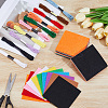 40Pcs Square Felt Fabric DIY-CY0003-37-4