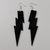 Acrylic Lightning Dangle Earrings EJEW-WH0047-24A-1