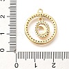 Brass Micro Pave Cubic Zirconia Pendants KK-G519-06G-02-3