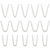   30Pcs 3 Style V Shape 204 Stainless Steel & Nylon Bra Underwire STAS-PH0005-40-1