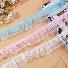 Polyester Lace Trim OCOR-WH0058-07B-5