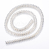Electroplate Non-magnetic Synthetic Hematite Bead Strands X-G-Q465-19S-2