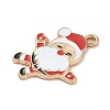 Christmas Alloy Enamel Pendants ENAM-K074-01G-09-2