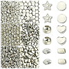 600Pcs 6 Styles CCB Plastic Beads Sets CCB-YW0001-48-1