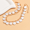 Iron Double Chain 2-Layered Necklaces FU2724-2