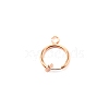 Brass Clip-on Hoop Earring Findings KK-WH0047-02C-1