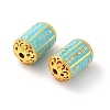 Alloy Enamel Beads ENAM-B001-01C-2