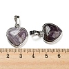 Natural Amethyst Pendants G-I358-A18-3