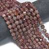 Natural Strawberry Quartz Beads Strands G-K389-A69-01-2