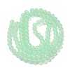 Baking Paint Imitation Jade Glass Round Bead Strands X1-DGLA-Q021-8mm-22-4