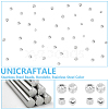 Unicraftale 200Pcs 2 Style 303 Stainless Steel Beads STAS-UN0055-74-5