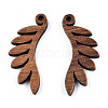 Natural Walnut Wood Pendants X-WOOD-T023-20-1