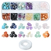 DIY Natural & Synthetic Mixed Gemsotne Chips Stretch Bracelet Making Kit DIY-FS0003-16-1