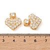 Brass Micro Pave Cubic Zirconia Pendants CU-CBA03AF-18B-02-3