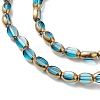 Electroplate Glass Beads Strands EGLA-K015-12A-3
