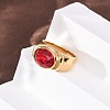 304 Stainless Steel Finger Rings RJEW-F201-02G-05-5