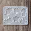 Starfish/Whale/Octopus Pendant DIY Silicone Mold DIY-K073-09A-3