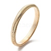 Electrophoresis Iron Bangles for Women BJEW-M057-08G-2