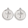304 Stainless Steel Pendants STAS-P432-01F-P-1