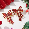 Bowknot Alloy Enamel Stud Earrings FS-WGE51B1-01-1