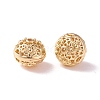 Brass Hollow Beads KK-P226-14CG-1