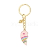 2Pcs Alloy Enamel Charm Keychains KEYC-JKC01089-4