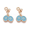 Alloy Enamel Pendants ENAM-T020-61A-1