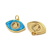 Brass Pendants Cubic Micro Pave Zirconia KK-K356-03G-2