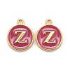 Golden Plated Alloy Enamel Charms LS-ENAM-S118-08Z-1